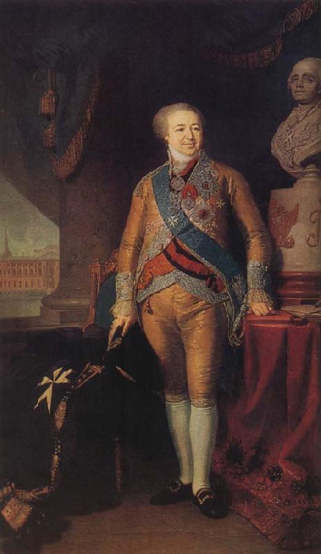 Vladimir Borovikovsky Portrait of Prince Alexander Kourakine Germany oil painting art
